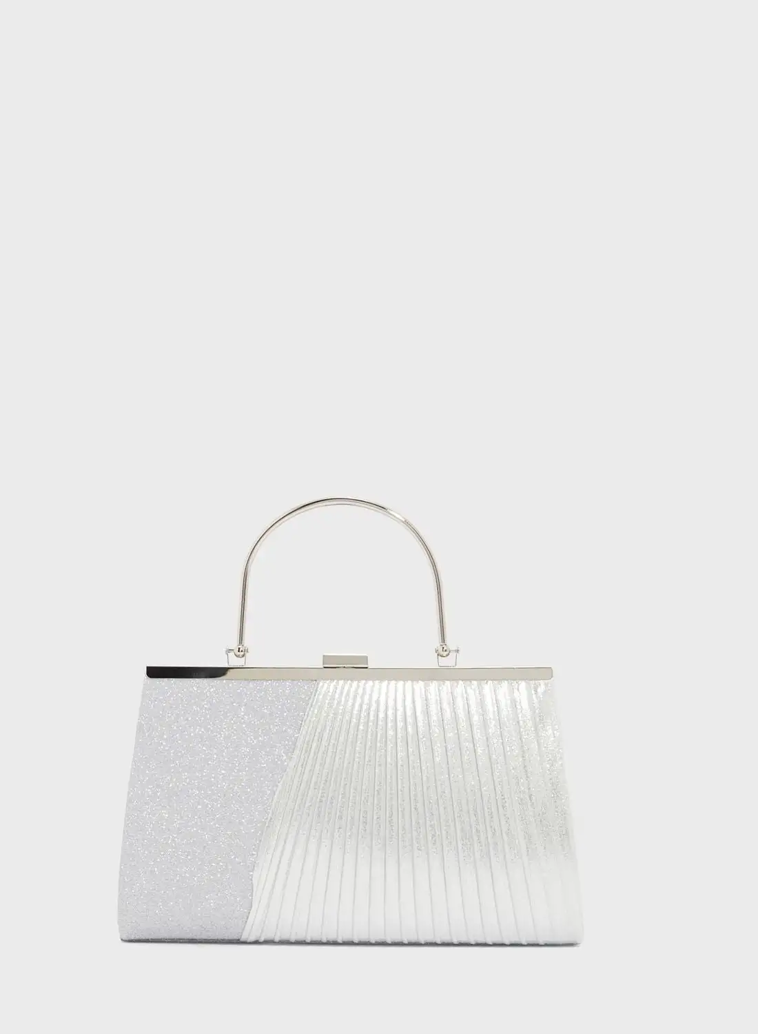 Ella Limited Edition Pleat Effect Clutch With Handle