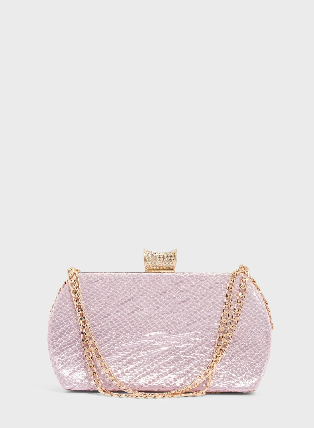 Ella Limited Edition Iridescent Clutch With Chain