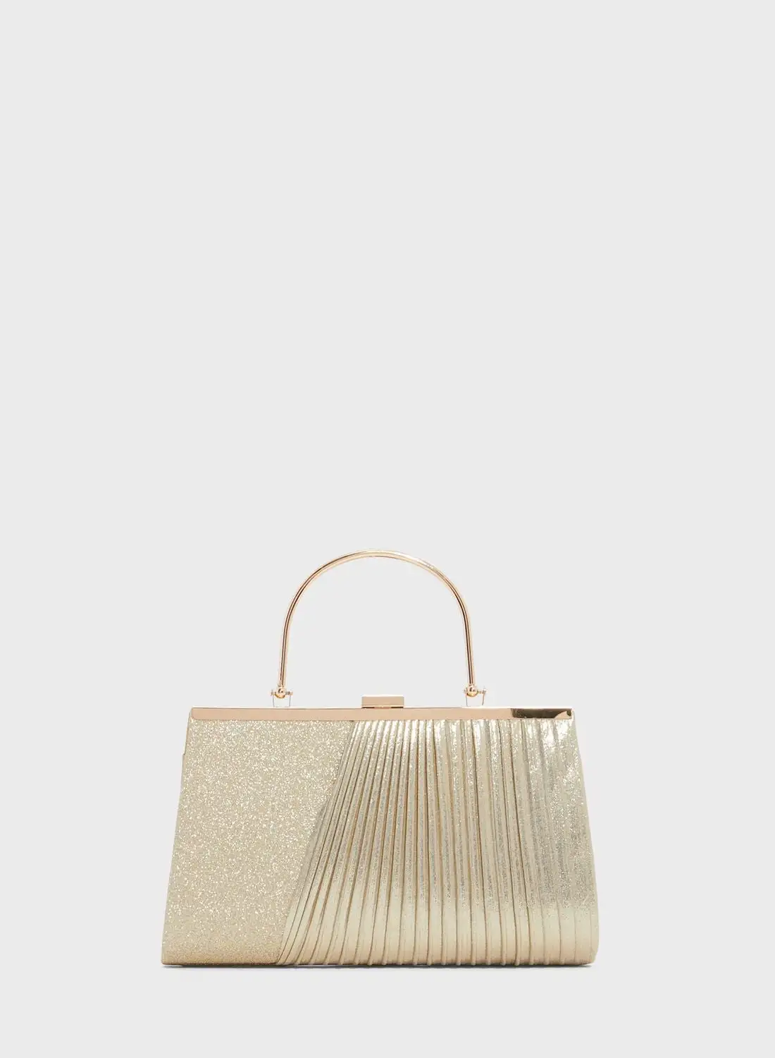 Ella Limited Edition Pleat Effect Clutch With Handle