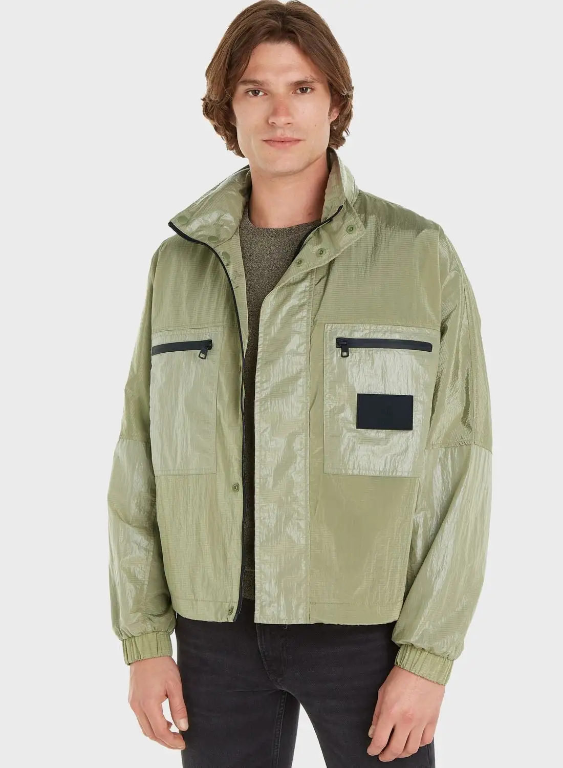 Calvin Klein Jeans Monogram Padded Jacket