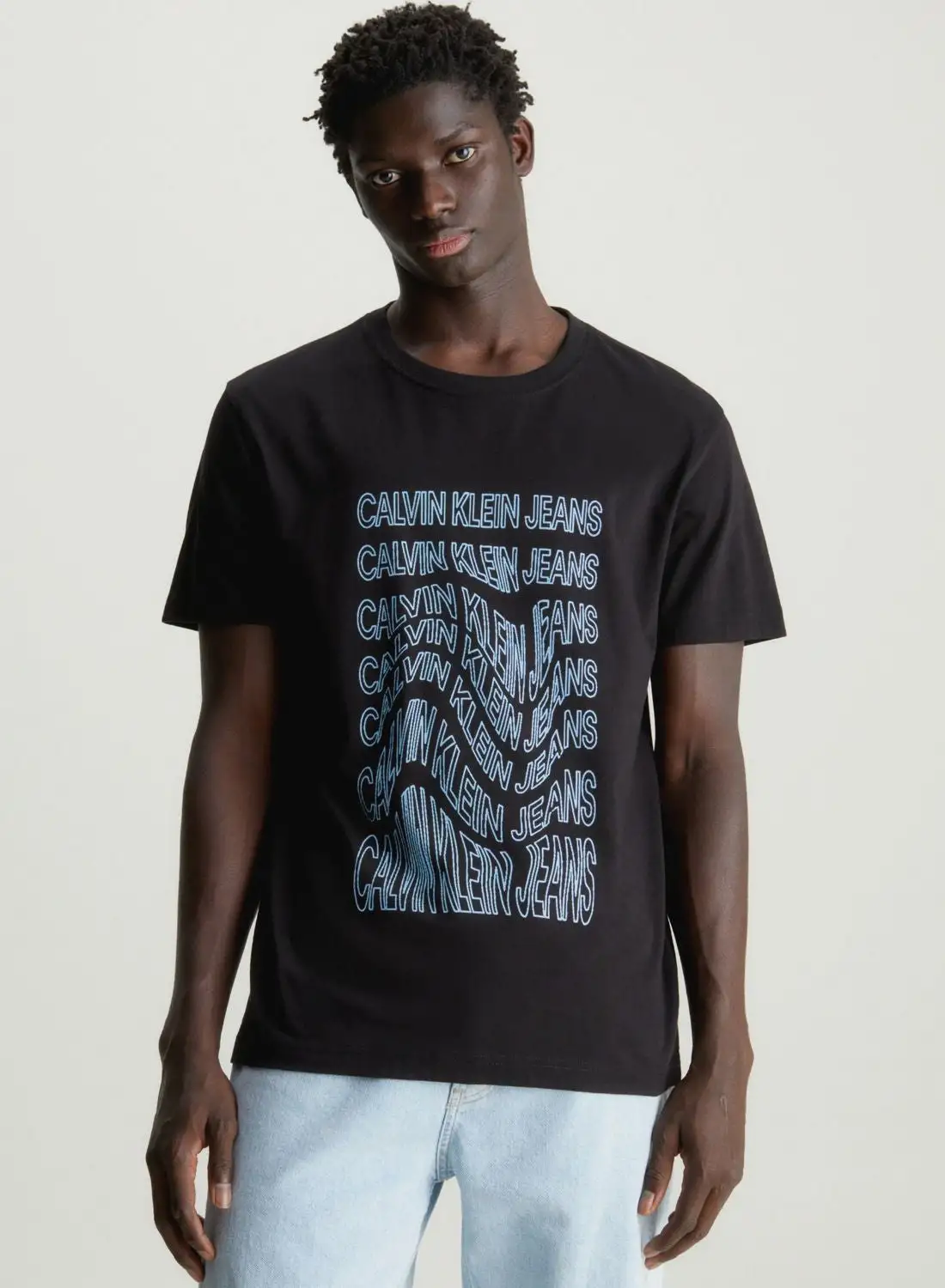 Calvin Klein Jeans Logo Warp T-Shirt