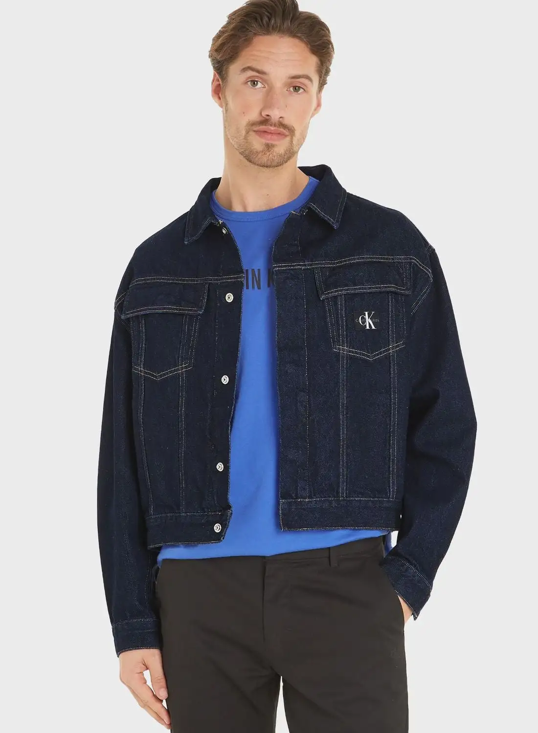 Calvin Klein Jeans Logo Denim Jacket
