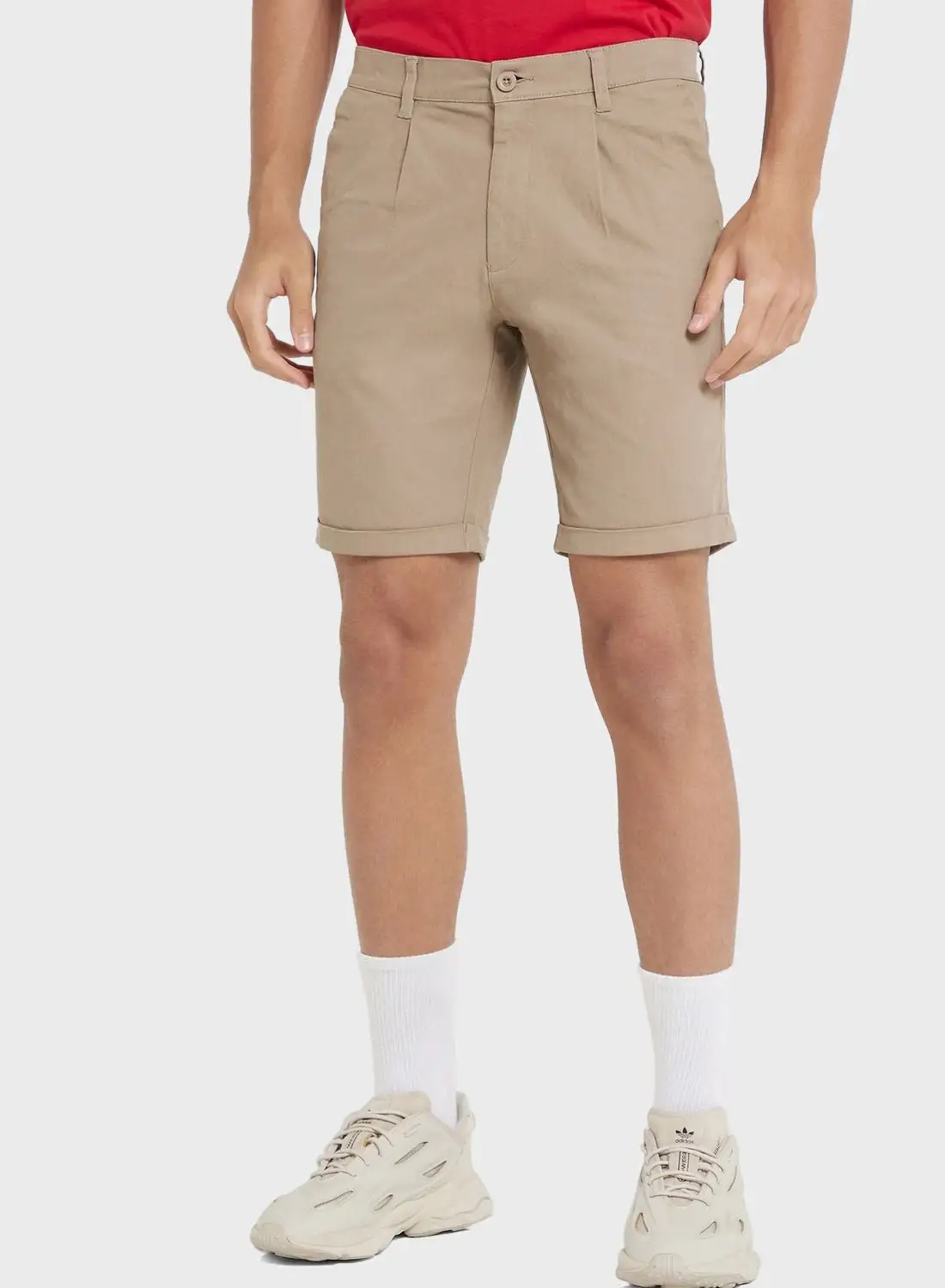 Seventy Five Men Solid Mid-Rise Regular Shorts