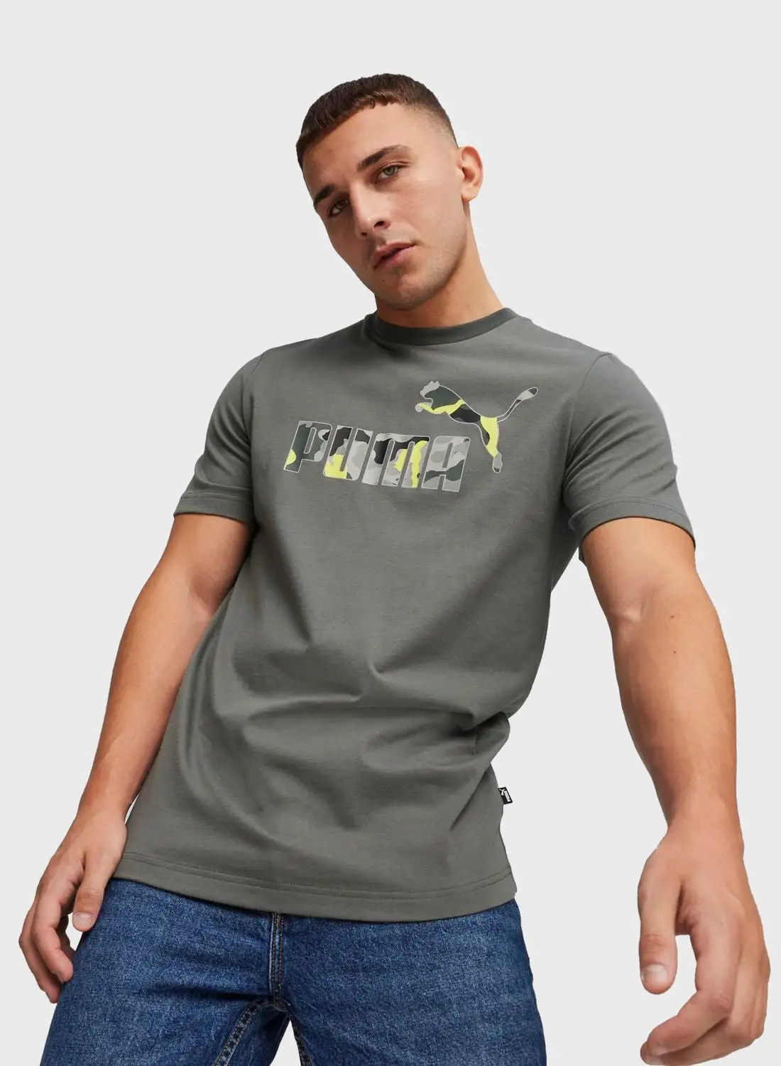 PUMA Essential+ Camo Graphic T-Shirt