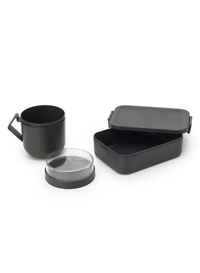 brabantia Set 2 pieces  Make & Take Lunch Soup Mug Lunch Box Medium