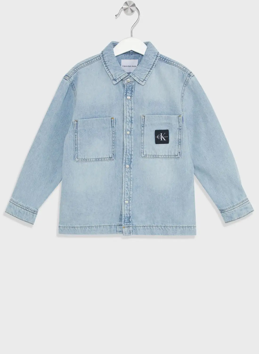 Calvin Klein Jeans Youth Light Wash Denim Jacket