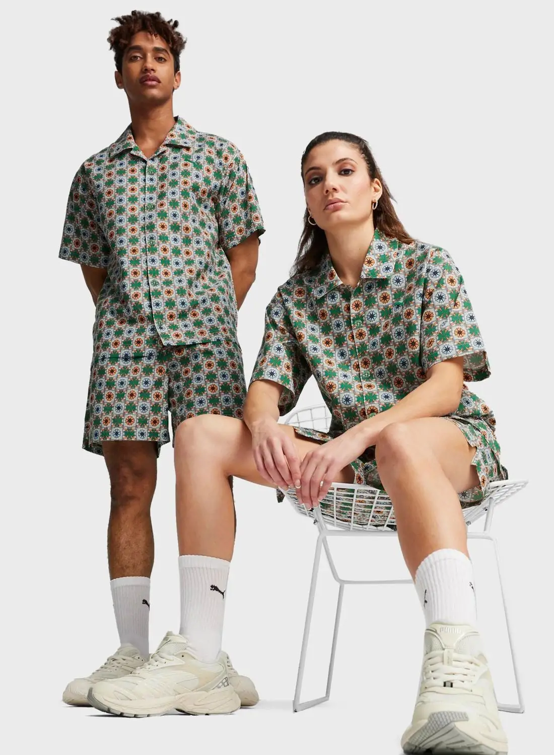 PUMA Classics New Prep All Over Printed Shirt