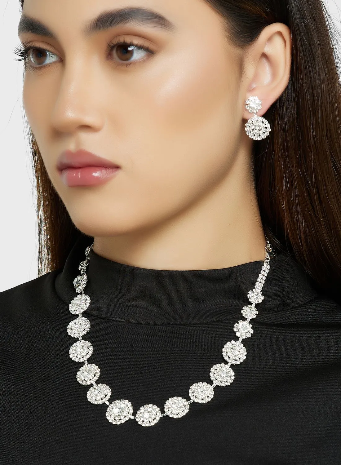 Ella Limited Edition Cz Necklace & Earring  Set