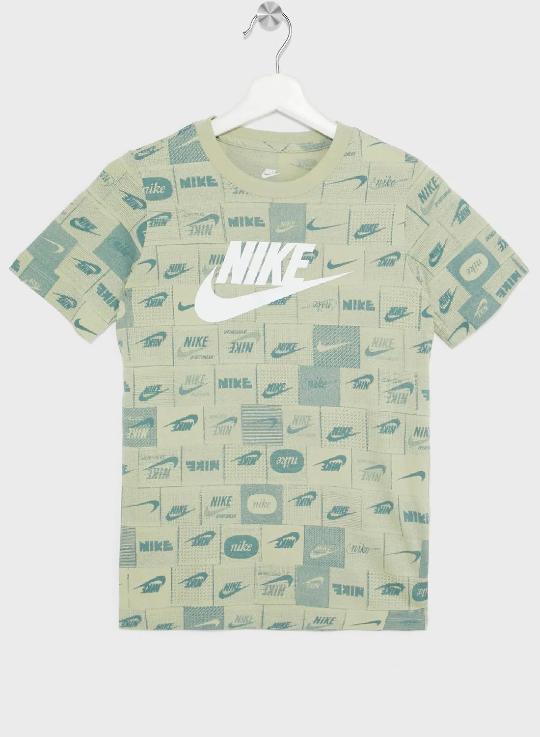 Nike Nsw Club All Over Printed Hybrid T-Shirt