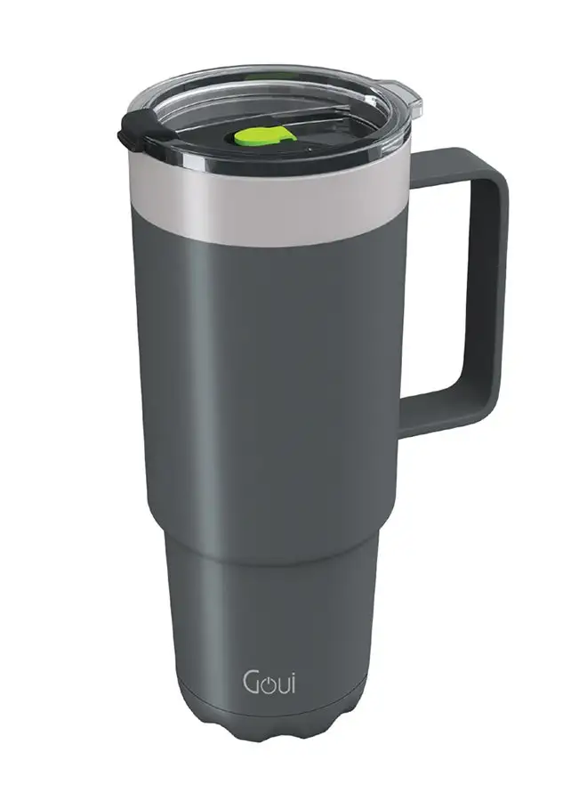 Goui 10 mAh Stailess Steel 600ml Cup With Handle Grey