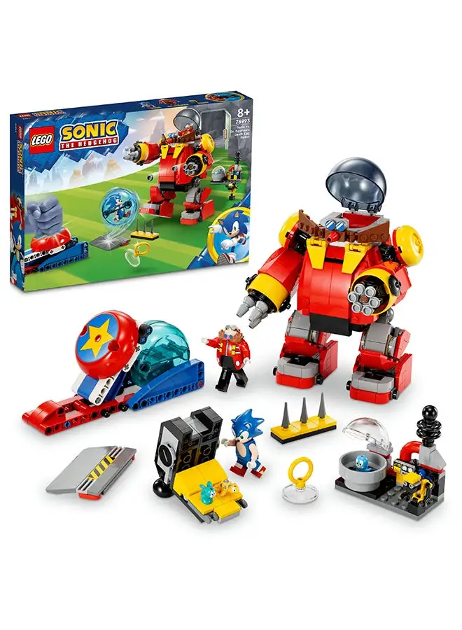 LEGO LEGO 76993 Sonic Sonic vs. Dr. Eggman's Death Egg Robot Building Toy Set (615 Pieces)