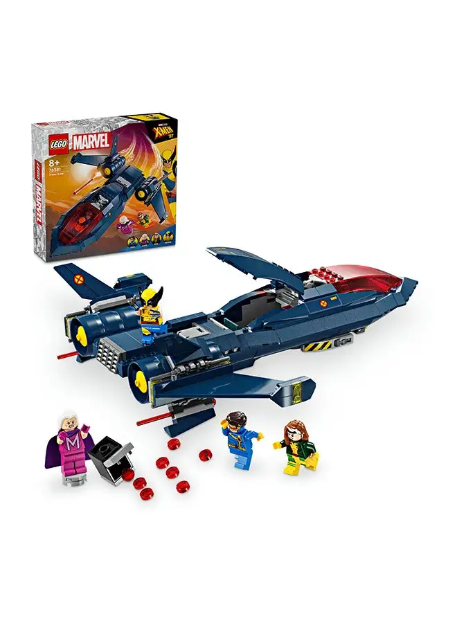 LEGO LEGO 76281 Super Heroes Marvel X-Men X-Jet Building Toy Set (359 Pieces)