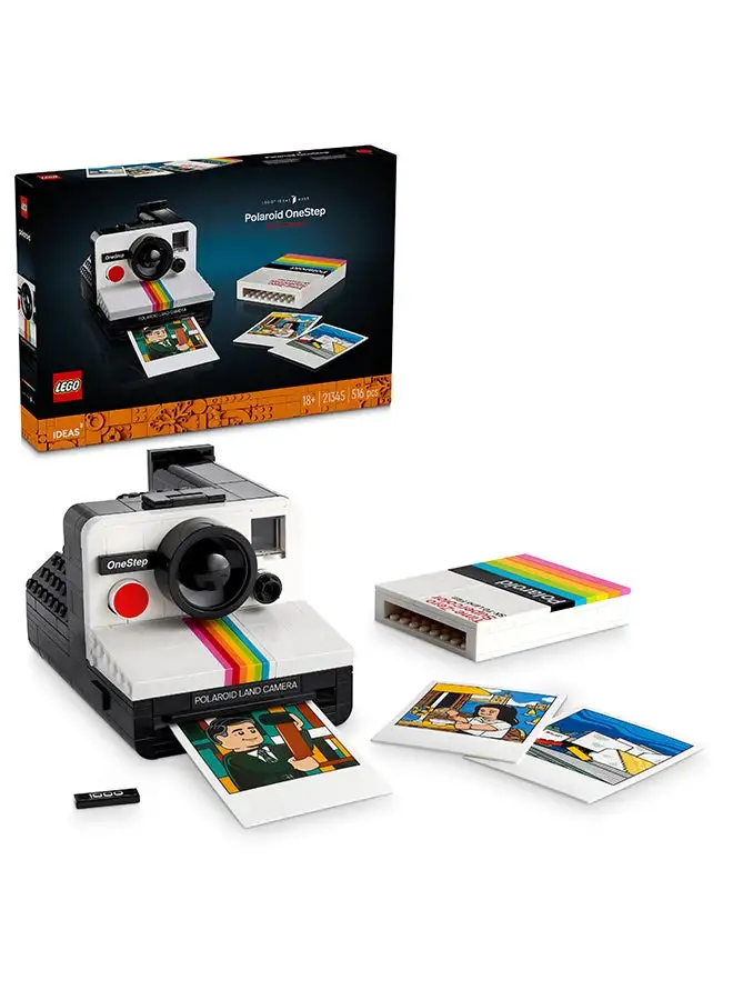 LEGO LEGO 21345 Ideas Polaroid OneStep SX-70 Camera Building Toy Set (516 Pieces)