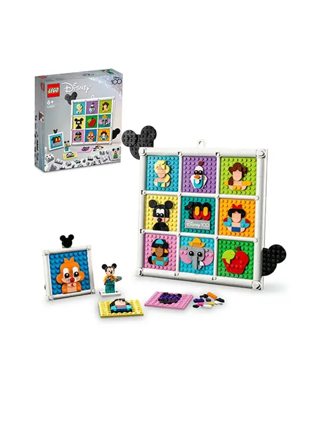 LEGO LEGO 43221 Disney Classic 100 Years of Disney Animation Icons Building Toy Set (1022 Pieces)
