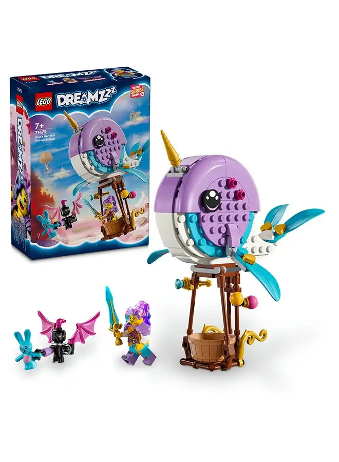 LEGO 156-Piece Dreamz Izzie's Narwhal Hot-Air Balloon Building Toy Set 71472 LEGO