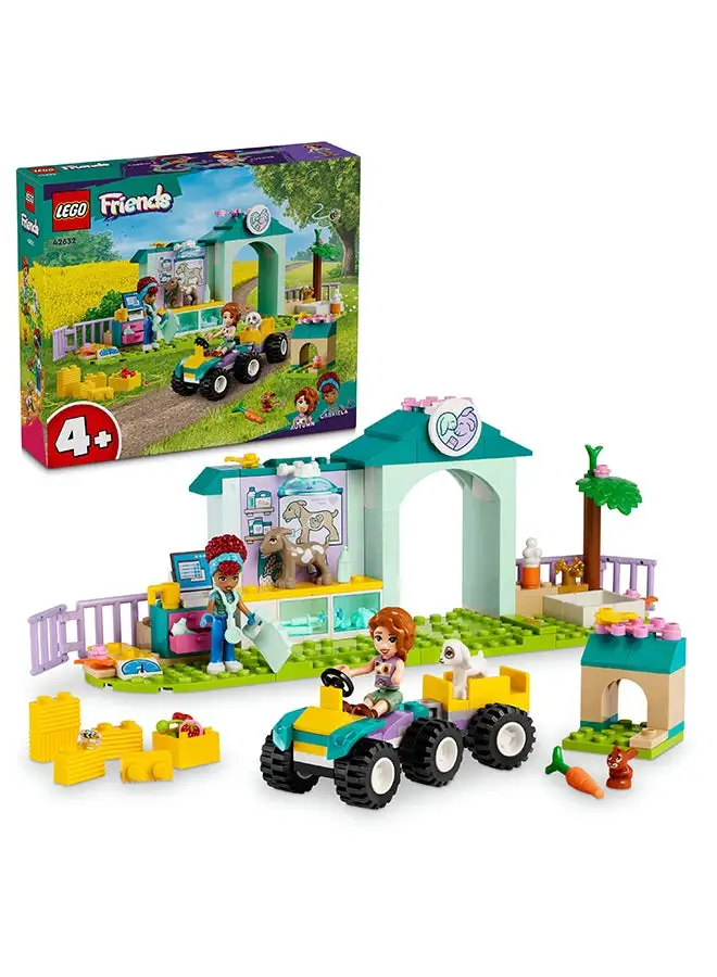 LEGO LEGO 42632 Friends Farm Animal Vet Clinic Building Toy Set (161 Pieces)