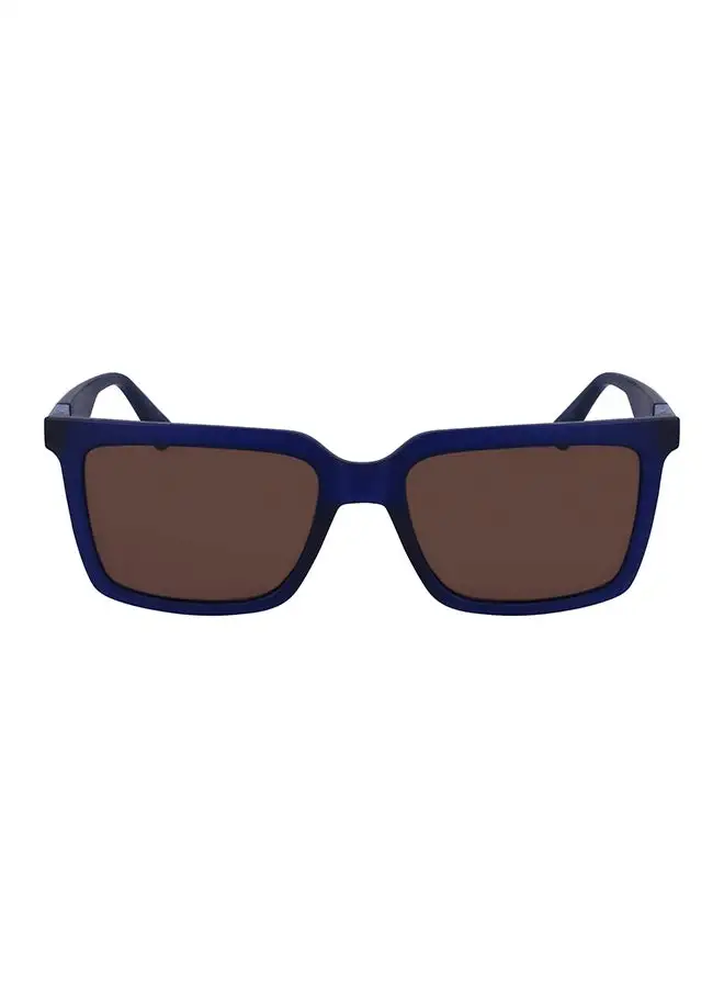 كالفن كلاين جينز نظارة شمسية مربعة للجنسين للحماية من الأشعة فوق البنفسجية - CKJ23659S-400-5518 - مقاس العدسة: 55 ملم