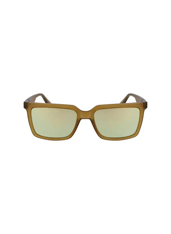 كالفن كلاين جينز نظارة شمسية مربعة للجنسين للحماية من الأشعة فوق البنفسجية - CKJ23659S-309-5518 - مقاس العدسة: 55 ملم