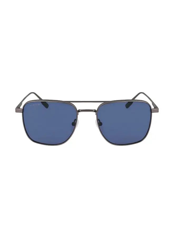 LACOSTE Men's UV Protection Rectangular Sunglasses - L261S-033-5519 - Lens Size: 55 Mm