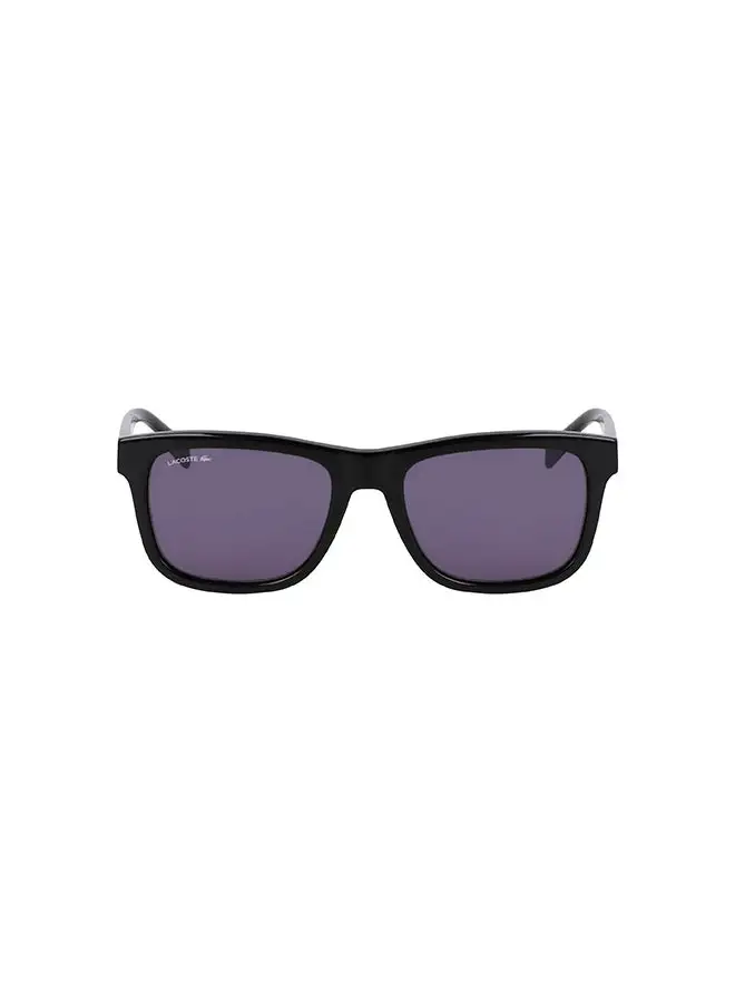 LACOSTE Men's UV Protection Rectangular Sunglasses - L6014S-001-5519 - Lens Size: 55 Mm