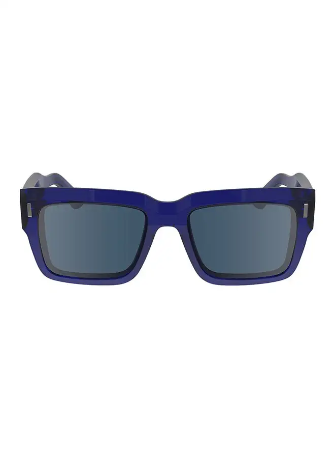 CALVIN KLEIN Men's UV Protection Rectangular Sunglasses - CK23538S-400-5518 - Lens Size: 55 Mm