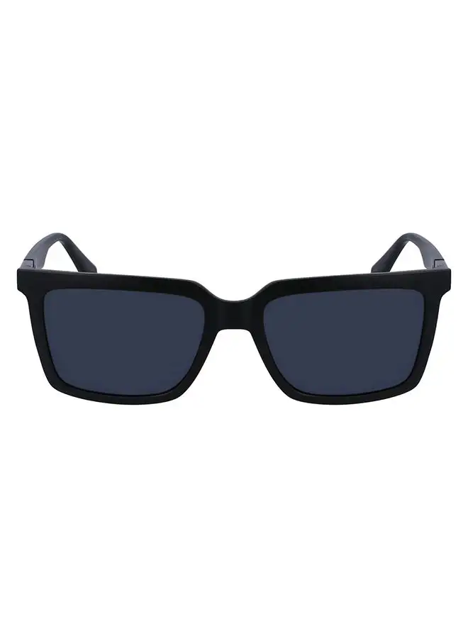 كالفن كلاين جينز نظارة شمسية مربعة للجنسين للحماية من الأشعة فوق البنفسجية - CKJ23659S-002-5518 - مقاس العدسة: 55 ملم