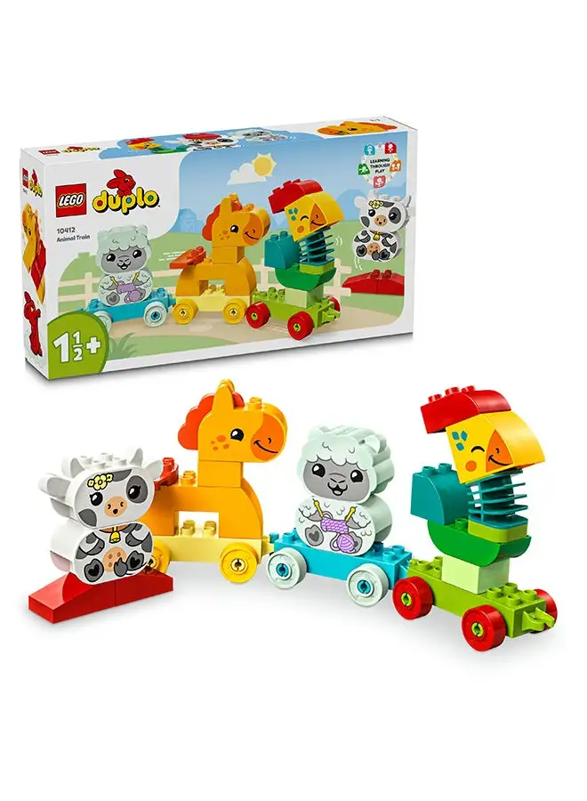 LEGO LEGO 10412 DUPLO My First Animal Train Building Toy Set (19 Pieces)