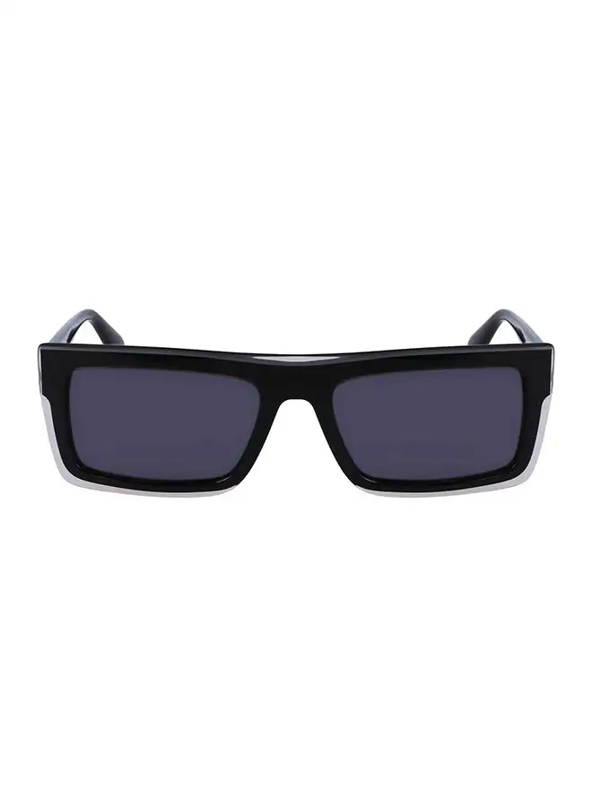 Calvin Klein Jeans Unisex UV Protection Rectangular Sunglasses - CKJ23657S-001-5518 - Lens Size: 55 Mm