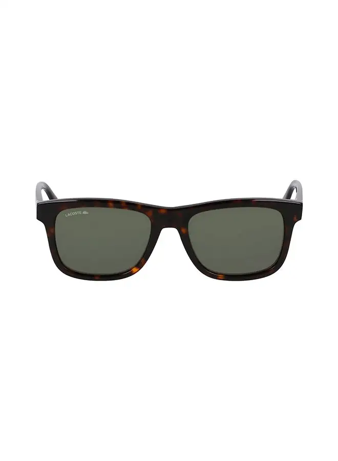 LACOSTE Men's UV Protection Rectangular Sunglasses - L6014S-230-5519 - Lens Size: 55 Mm