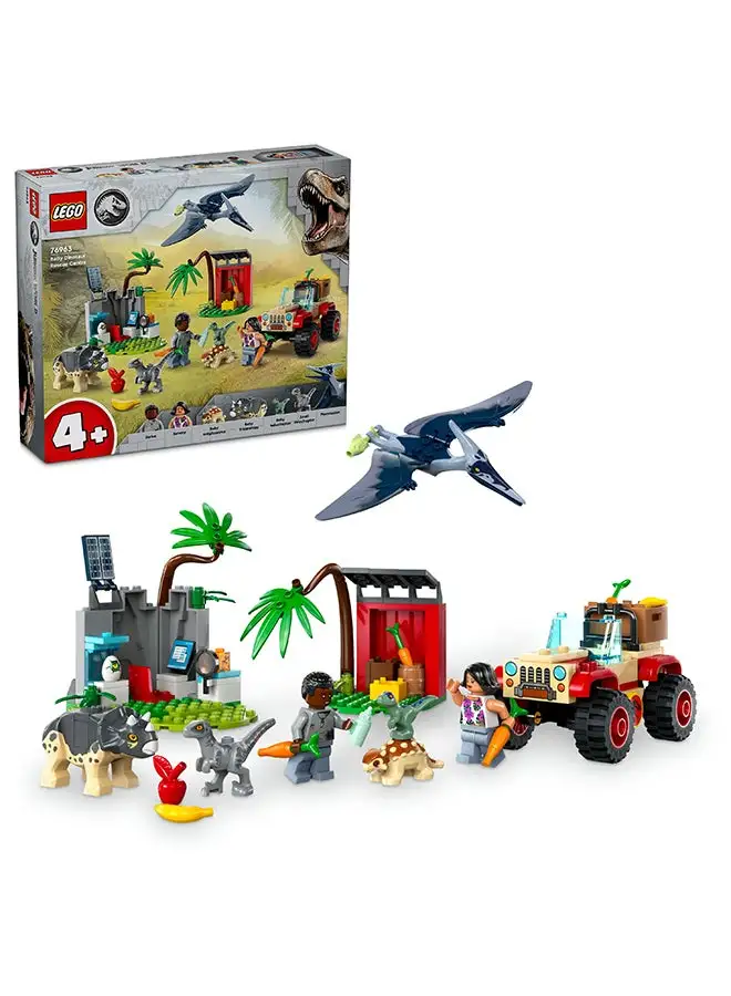 LEGO LEGO 76963 Jurassic World Baby Dinosaur Rescue Centre Building Toy Set (139 Pieces)