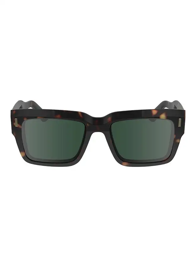 CALVIN KLEIN Men's UV Protection Rectangular Sunglasses - CK23538S-235-5518 - Lens Size: 55 Mm