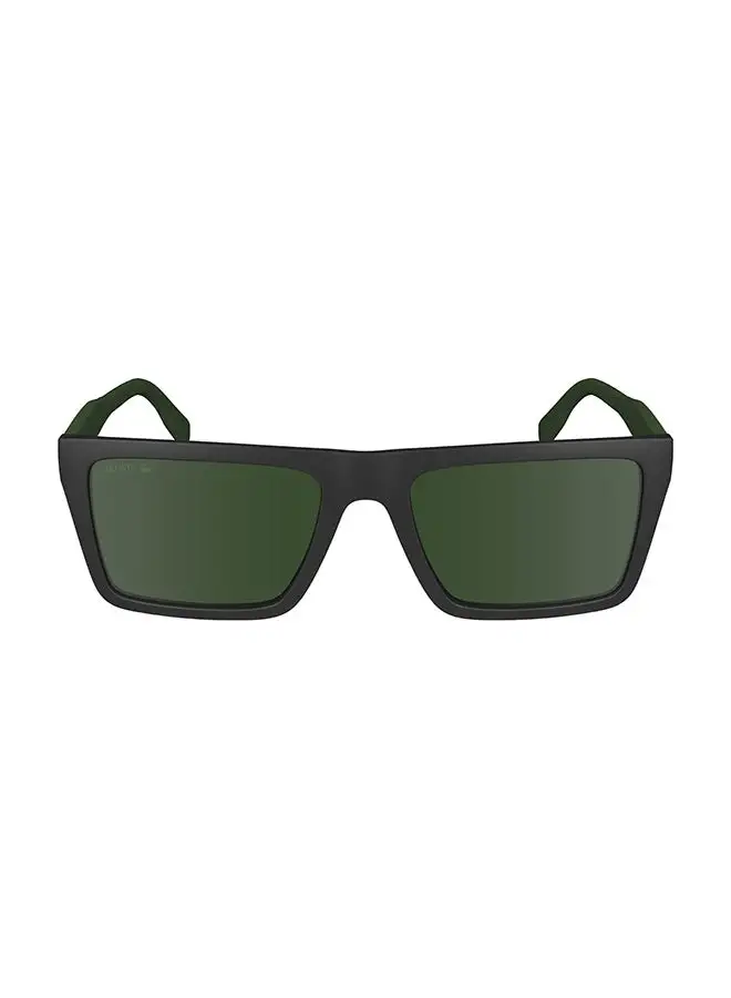 LACOSTE Men's UV Protection Rectangular Sunglasses - L6009S-002-5619 - Lens Size: 56 Mm