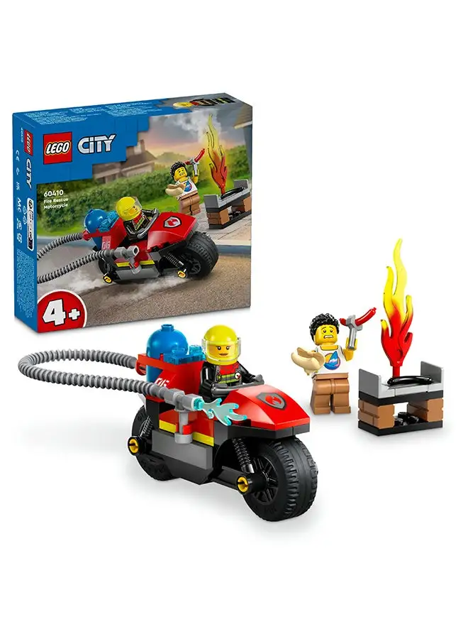 LEGO LEGO 60410 City Fire Fire Rescue Motorcycle Building Toy Set (57 Pieces)