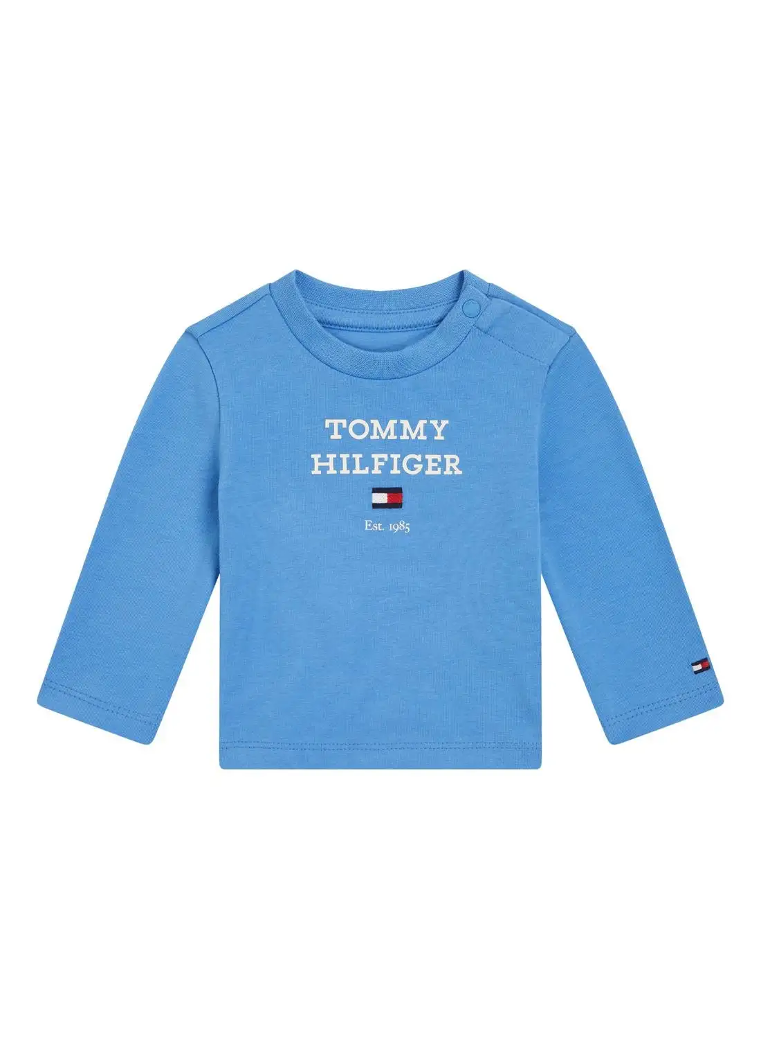 TOMMY HILFIGER Kids Logo Crew Neck T-Shirt