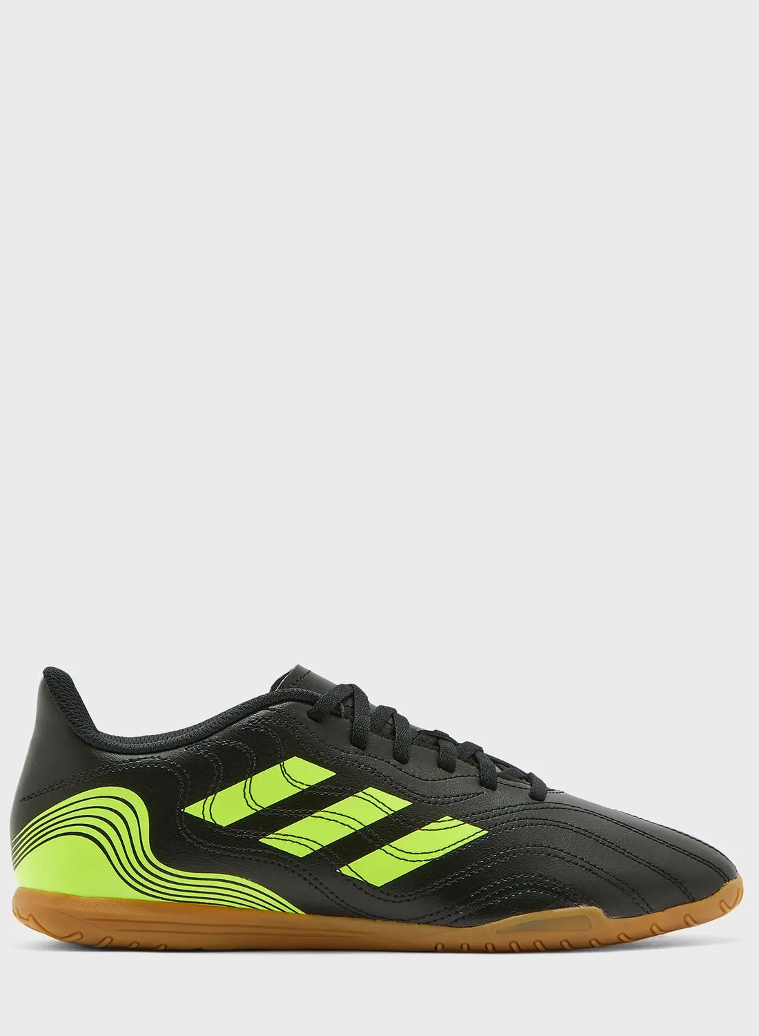 حذاء كرة القدم Adidas Copa Sense باللون الأسود/الأصفر الشمسي