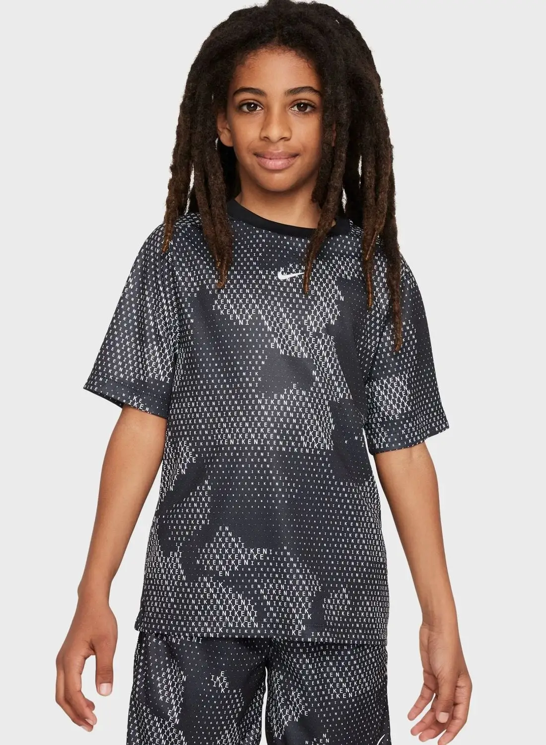 Nike Youth Dri-Fit Multi Aop T-Shirt