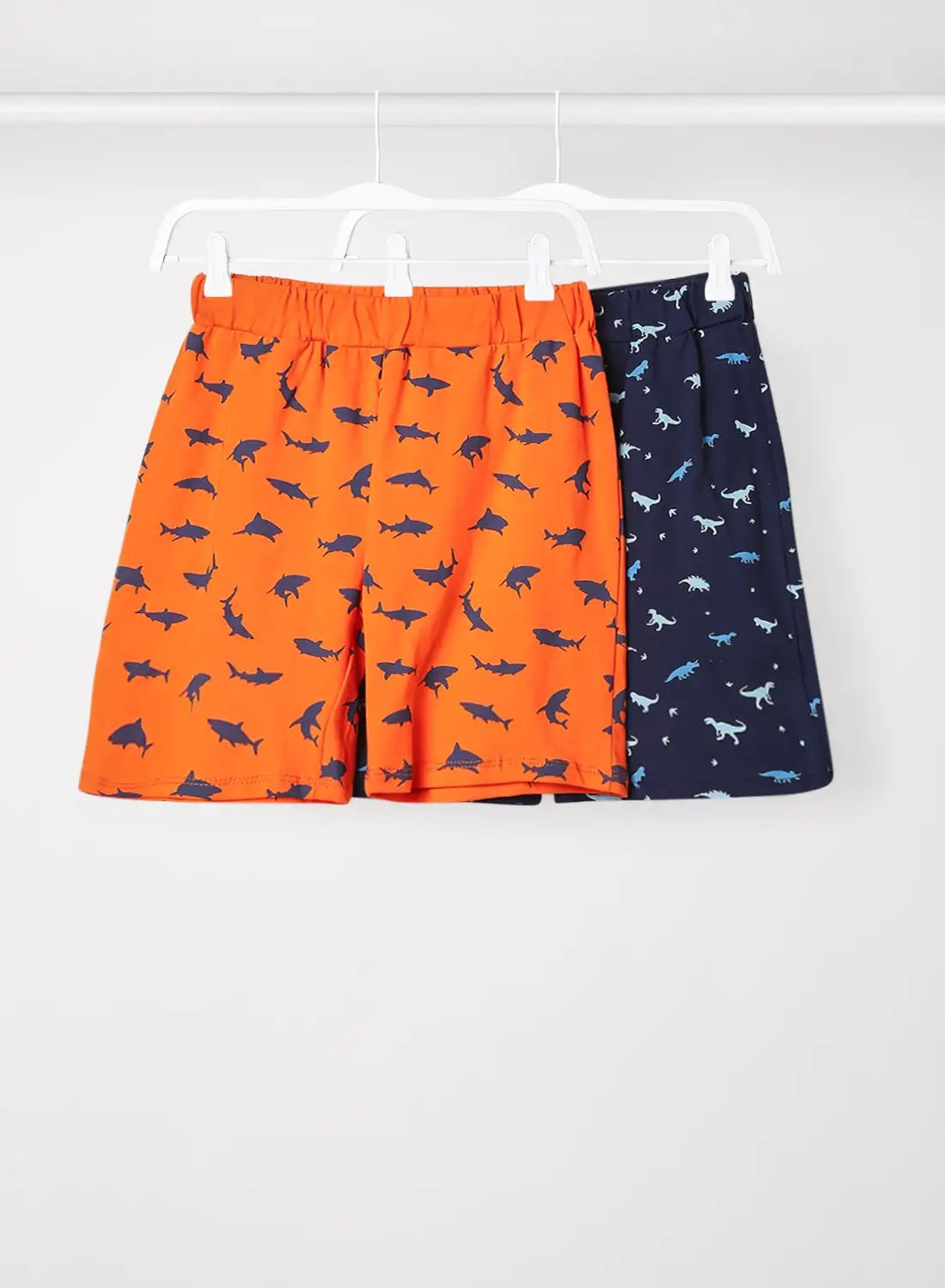 Sivvi x Aya+Zayn Kids/Teen Printed Shorts (Pack of 2) Navy/Orange