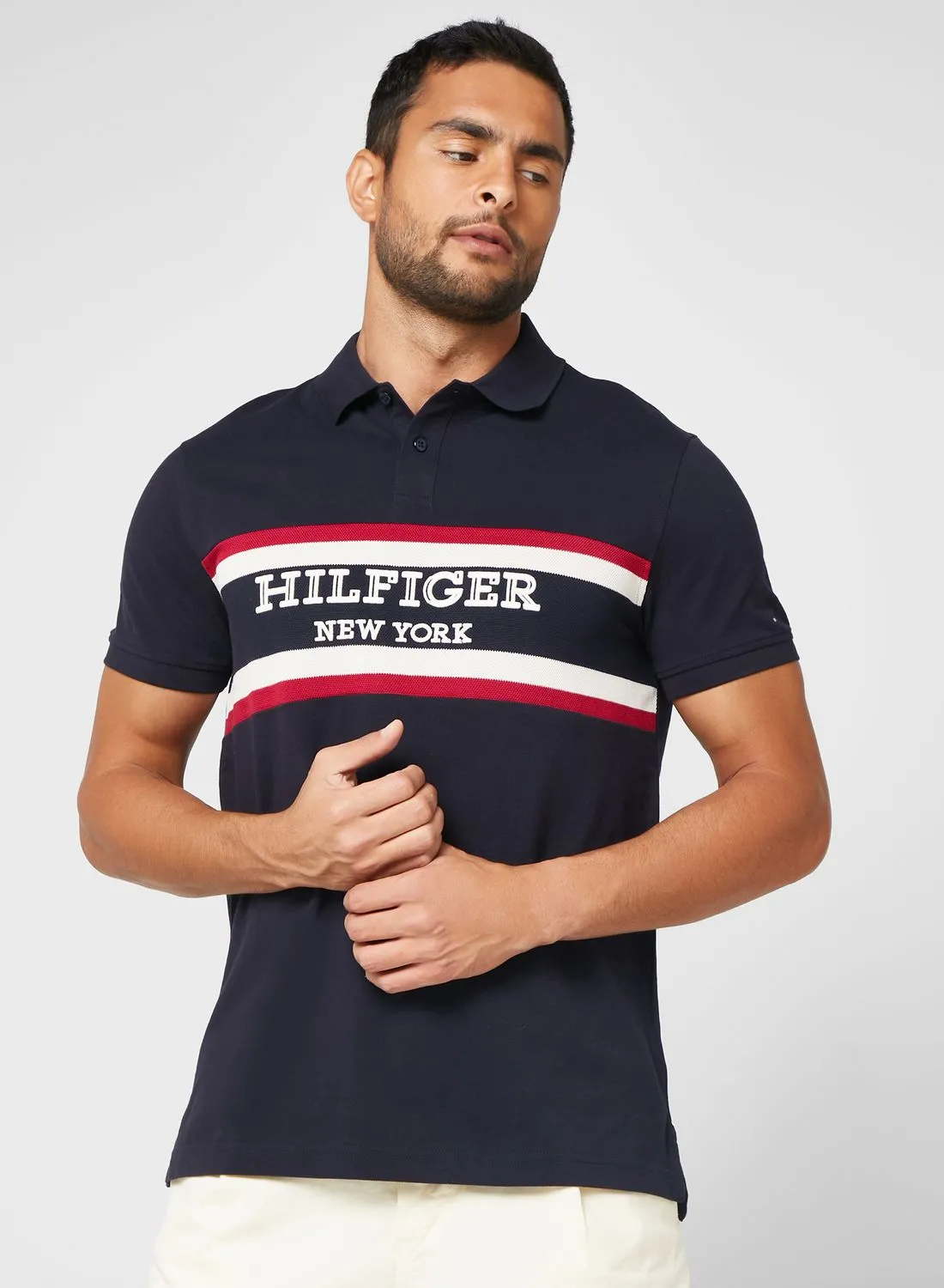 TOMMY HILFIGER Color Block Polo