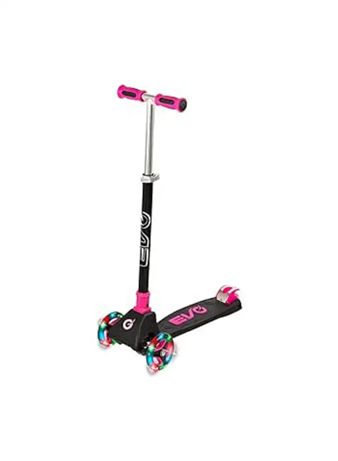 EVO Eclipse Scooter With Light - PinkAnd Black