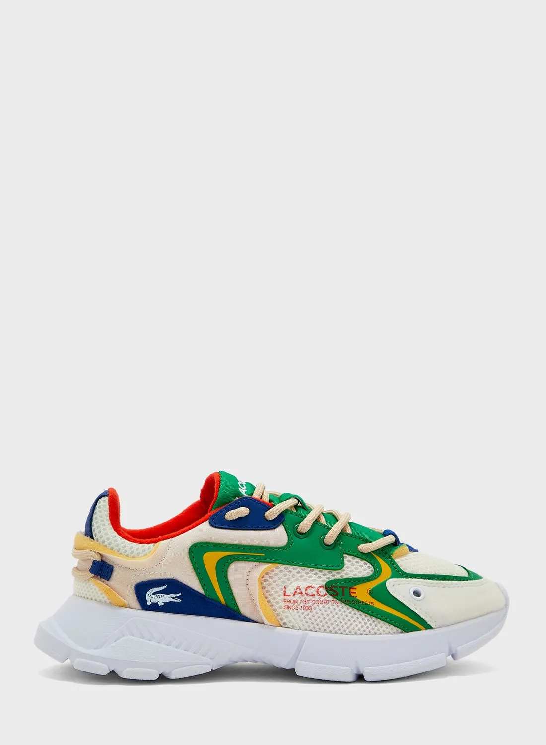 LACOSTE Kids Lace Up Athleisure Sneakers