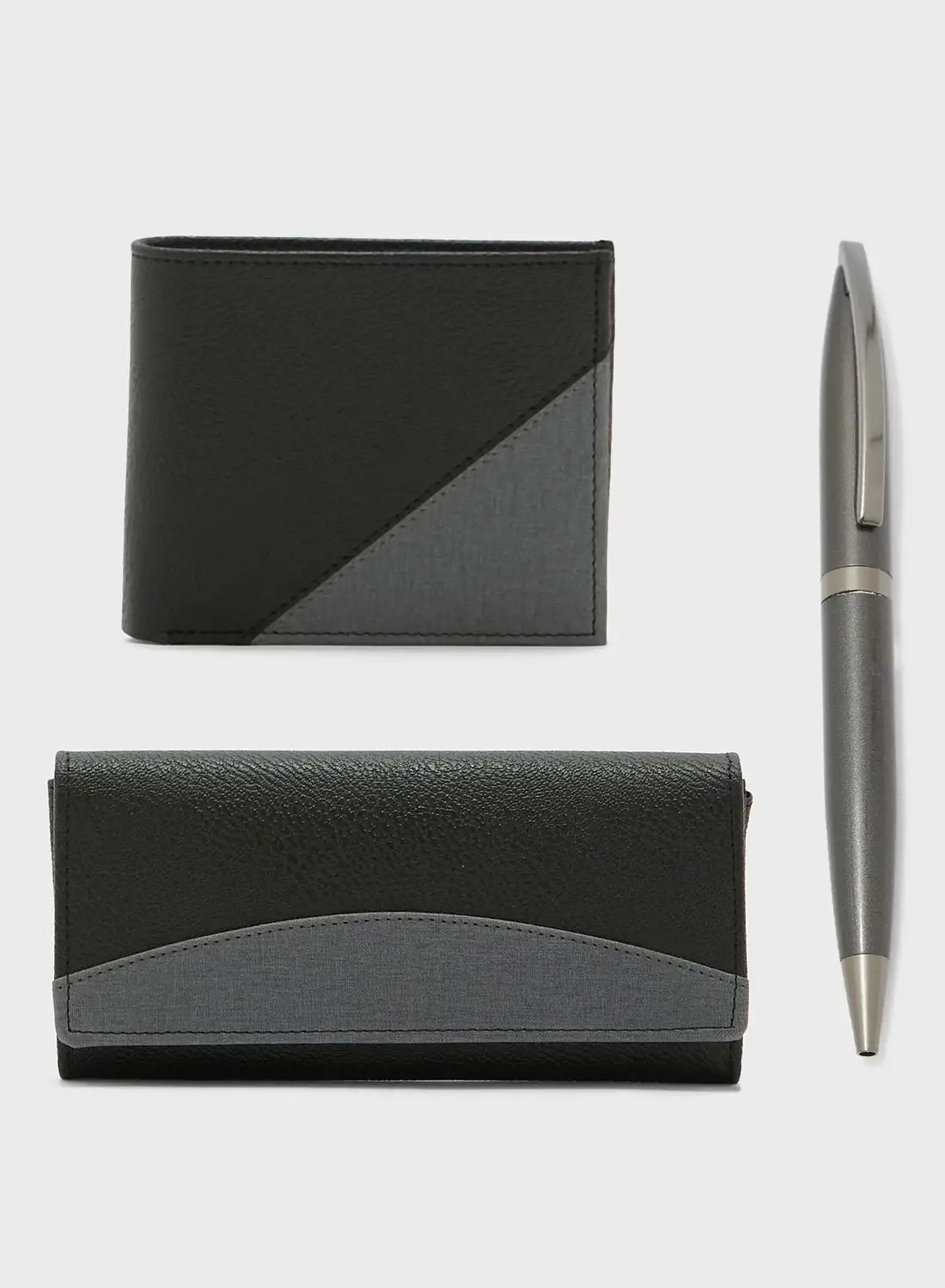 محفظة روبرت وود للرجال والنساء + مجموعة هدايا قلم