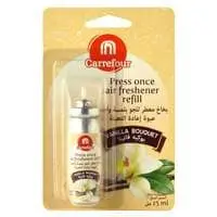 Carrefour press once air freshener refill vanilla bouquet  15 ml