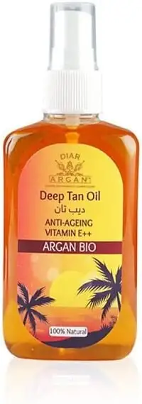 Diar Argan Deep Tan Tanning Oil With Argan Oil & Carrot Vitamin E++ 120ml