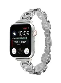 Fitme Women Strap For Apple Watch 42/44/45mm, Silver