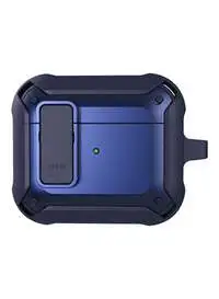غطاء حماية من مادة TPU لكامل الجسم من Fitme لسماعات Apple AirPods 3، أزرق