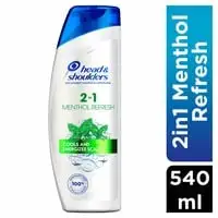 Head & Shoulders 2in1 Menthol Refresh Anti-Dandruff Shampoo & Conditioner for Itchy Scalp, 540 ml