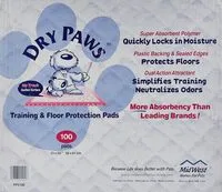 Midwest Homes For Pets Dry Paws Training And Floor Protection Pads 23 5/8"x17 3/4", Pink, 277400