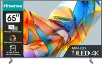 Hisense 65 Inch Mini-LED ULED QLED Smart TV with Airplay , Dolby Vision HDR DTS Virtual X Bluetooth and Wi Fi Large Screen Television - 65U6KPRO (2024 Model)