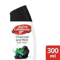 Lifebuoy anti bacterial charcoal & mint body wash 300 ml