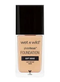 Wet n Wild Photo Focus Soft Beige Foundation 30 ml كريم أساس فوتو فوكس سوفت بيج من ويت ان وايلد 30 مل